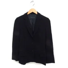 エルマノシェルビーノ ERMANNO SCERVINO テーラードジャケット シングル 無地 38 ブラック 黒 /FT21のサムネイル