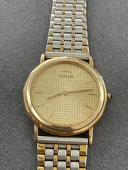 D【最終価格】クレドール　CREDOR 7770-6060 メンズ　時計　ケース径32mm　14K 金　ステンレスのサムネイル