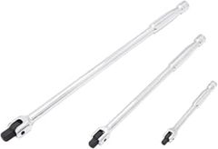 ブレーカーバー3点セット（フレックスヘッド）1/4インチ,3/8インチ,1/2インチ 回転式フレックスヘッド マイケルプロ MP007004 工具 整備用品 メンテナンス 修理 DIY 自動車 軽自動車 大型車 自動車やバイクの整備に MichaelPro