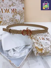 【今日特価】Dior Saddle Belt ブラックスムースレザー