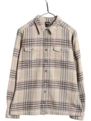 【お得なクーポン配布中!】 パタゴニア ロングスリーブ フィヨルド フランネル 長袖 シャツ レディース XS 程/ 古着 17年製 Patagonia アウトドア ネルシャツ チェック