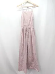 ◇ ⊂ スナイデル 可愛い系 ノースリーブ ロング丈 バックオープンキャミギャザードレス サイズ1 ピンク系 レディース E  【1507250015086】