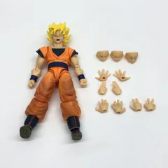 【中古】バンダイ S.H.Figuarts スーパーサイヤ人フルパワー 孫悟空 本体のみ ドラゴンボールZ[97]