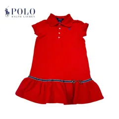 428◯ POLO RALPH  LAUREN ワンピース　キッズ　　女の子　120 美品