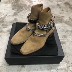 AMIRI バンダナ スエード チェーン ブーツ Y0F20347su アミリ