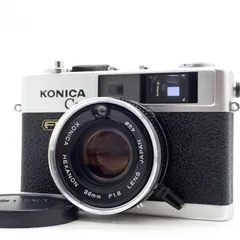 【実写確認整備品】コニカC35FDB.K／ヘキサノン38mmf1.8コニフード付 実写確認整備品】コニカC35FDB.K／ヘキサノン38mmf1.8コニフード