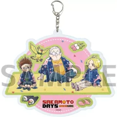 【新品】キーホルダー 05.坂本太郎＆朝倉シン＆眞霜平助(花見ver.) グラフアートイラスト デカアクリルキーホルダー 「SAKAMOTO DAYS」