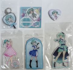 ラブライブ! スーパースター!! 鬼塚冬毬 グッズ(缶バッジ、アクリルキーホルダー、アクリルスタンド) 6種セット　まとめ売り