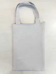 【ハンドメイド】トートバッグ 中（ホワイトベージュ）[A-095]