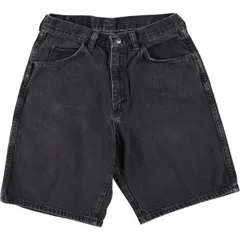 古着 ラングラー Wrangler ブラックデニムショーツ ショートパンツ メンズw29相当/eaa572657