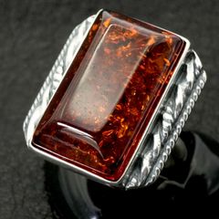 希少10号 ヴィンテージ ティファニー コンビ フェザー リング/24-5507  