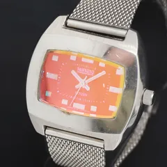 レア◇中古美品◇D390◆シチズン インディペンデント 1481010◇赤文字盤 レア◇中古美品◇D390◇シチズン インディペンデント 1481010