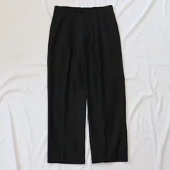 極美品 GIORGIO ARMANI サマーウール スラックス ブラック 極美品 GIORGIO ARMANI サマーウール スラックス ブラック