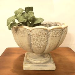 グラスファイバー ゴブレット ローズ 植木鉢 プランター 鉢 ガーデニング 寄せ植え 植木鉢 ゴブレット プランター グラスファイバー 鉢