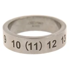 Martin Margiela 11 (マルタンマルジェラ) NUMBER RING ナンバー エングレーブ カレンダーロゴリング SM1UQ0047 S12895のサムネイル