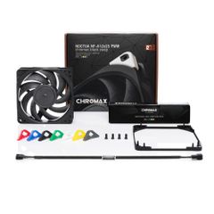 【新品未開封・未使用 メーカー保証2年間付き】NOCTUA NF-A12x25 PWM chromax.black.swap