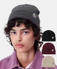 【ムラスポ公式】新品 Carhartt WIP カーハートダブリューアイピー ビーニー 帽子 ストラタスハットロー STRATUS HAT LOW I025741