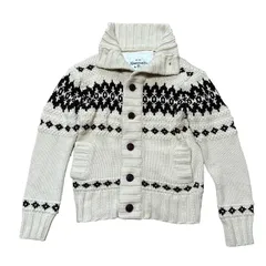 Abercrombie&Fitch 長袖 ニット セーター アイボリー サイズMEDIUM レディースM アバクロ