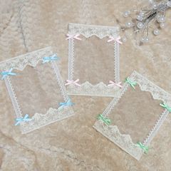 【Sale】E-50 アイボリーレース ちっちゃいリボン B7
