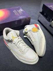 値下げします 新品 J Balvin x Jordan Air Jordan 3 Retro SP "Medellín Sunset" "日が沈むグラデーション"FN0344-901男女兼用です【並行輸入】