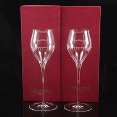 【LOBMEYR】ロブマイヤー バレリーナ シャンパンチューリップA シャンパングラス×2 クリスタル _ 食器