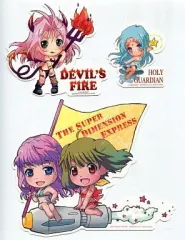 【中古】シール・ステッカー(キャラクター) [単品]集合(ビキニ) きゅんキャラの～ずあ～とステッカー 「一番くじきゅんキャラわーるど まくろす30th Anniversary ふぁ～すとあたっく!」 G賞