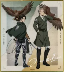 【中古】紙製品 リヴァイ＆ジャン・キルシュタイン ミニ色紙 「わくドキくじ 進撃の巨人 ～Fly to next HOPE ver.～」 K賞