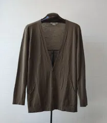 ■ JOHN SMEDLEY ジョンスメドレー スメドレ ジョンスメ Vネックカーディガン■ Made in ENGLAND イギリス製  SSS1017