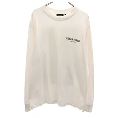 ESSENTIALS エッセンシャルズ 長袖 Tシャツ L 白 ロンT メンズ 古着