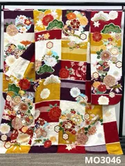 振袖 豪華 金駒 金彩 紋意匠 松竹梅 身丈169cm パールトーン加工済