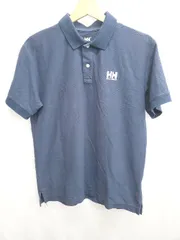 ◇ ◎ Θ HELLY HANSEN ヘリーハンセン ワンポイント 半袖 ポロシャツ サイズM ネイビー メンズ E  【1507010010214】のサムネイル