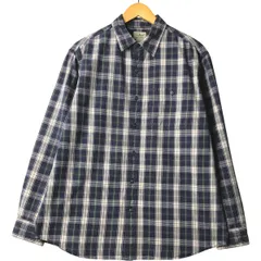 古着 90~00年代 エルエルビーン L.L.Bean 長袖 コットンチェックシャツ メンズM相当 ヴィンテージ/eaa594249