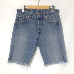 70s 80sリーバイス501 66後期 赤耳 カットオフ デニムショーツ - メルカリ