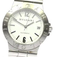 ブルガリ BVLGARI LCV35S ディアゴノ 11Pダイヤ デイト 自動巻き メンズ _761188