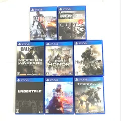 ジャンク品 PS4 プレイステーション4 プレステ4 フォーオナー レインボーシックス バトルフィールド等 ゲームソフト 8本まとめセット 　240002231173