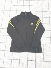 ◇ ⊇ adidas アディダス キッズ 子供服 裏起毛 長袖 トラックジャケット サイズ150 ブラック系 男の子 E  【1508270000779】