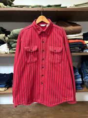 70s FIVE BROTHER flannel shirt made in usa