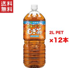 伊藤園 健康ミネラルむぎ茶 2L 2ケース 12本 ペットボトル 健康ミネラルむぎ茶 お茶 ノンカフェイン ミネラル豊富 まとめ買い お得セット 健康飲料 夏の飲み物 日本の伝統茶 リフレッシュドリンク