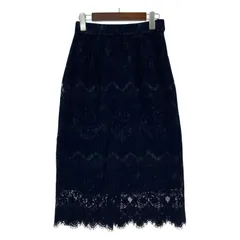 COLLAGE GALLARDA GALANTE コラージュ ガリャルダガランテ レースレイヤード タイトスカート sizeF/ダークネイビー系