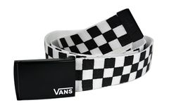 【新品未使用】 VANS バンズ ヴァンズ DEPPSTER II WEB BELT ベルト GIベルト ガチャベルト BLACK/WHITE スケートボード SKATEBOARDING