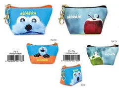 三角ミニポーチ（パペットスンスン/アップ、アップル）【公式ライセンス商品】