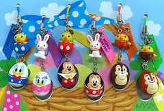 【中古】雑貨 集合 ストラップ(6個セット) 「ディズニー・イースターワンダーランド2012」 東京ディズニーランド限定