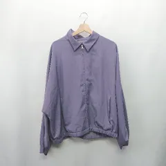 ◇ Θ RAGEBLUE レイジブルー 襟付き 長袖 ジップアップブルゾン サイズ M パープル系 メンズ E  【1410290008652】