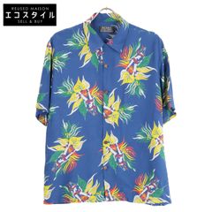 HYSTERIC GLAMOUR ヒステリックグラマー 美品 02241AH11 TROPIC LADYLAND柄 アロハ M