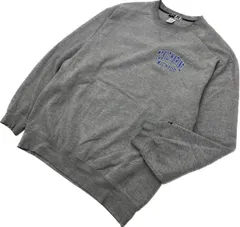 RUSSELL ☆ 東京海上日動火災保険 カレッジ風◎ プリント スウェット シャツ トレーナー グレー L 希少 企業モノ 古着 ラッセル■S2686