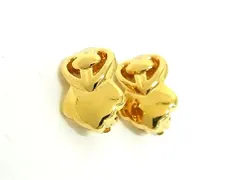 ■美品■ NINA RICCI ニナリッチ ハート クリップ式 イヤリング アクセサリー レディース ゴールド系 DH9145