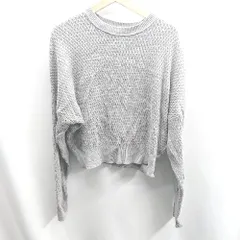 ◇ ⊇ FREAK'S STORE フリークスストア コットン系 長袖 ニット サイズM グレー レディース E  【1410100055401】