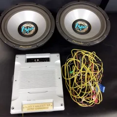 送料込みパイオニア23mウーファーペア国産動作品s204 : PIONEER 8インチ スリム 700W 2オーム サブウーファー