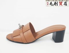 エルメス HERMES ジジ サンダル ケリーバックル 未使用品  ブラウン サイズ 39 26.5ｃｍ サンダル レディース 靴