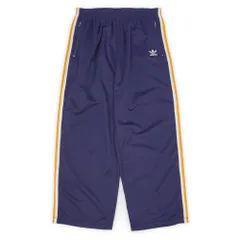 アディダス adidas 90s 90年代 トラックパンツ ジャージ トレフォイル ロゴ刺繍 USA アメリカ ヴィンテージ 古着 メンズ ズボン パンツ ネイビー 紺 XL【中古】